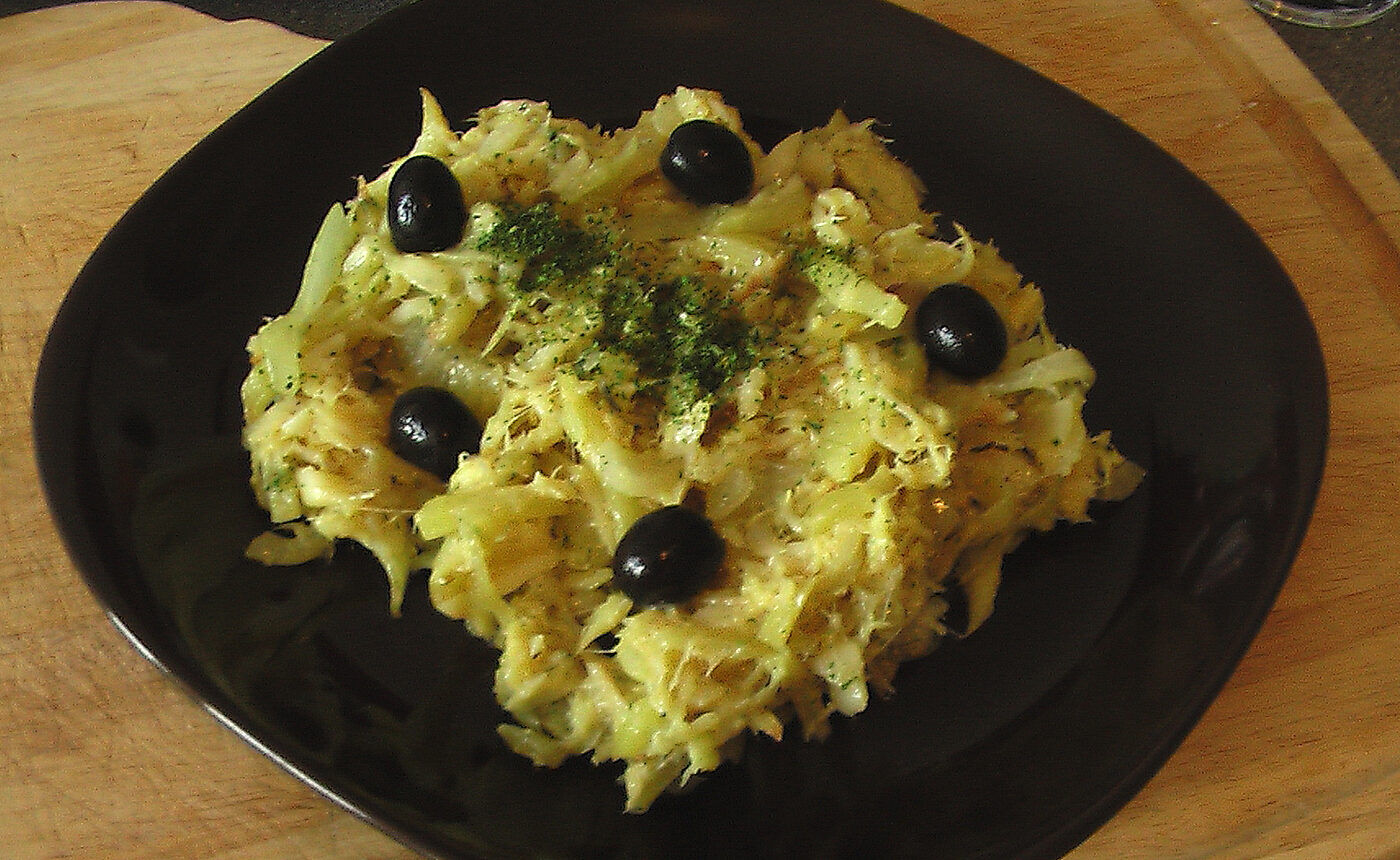 Traditional Portuguese bacalhau dish